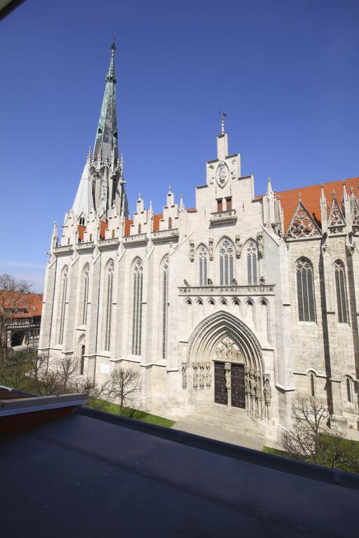 Pension Bei Der Marienkirche Mühlhausen Eksteriør bilde